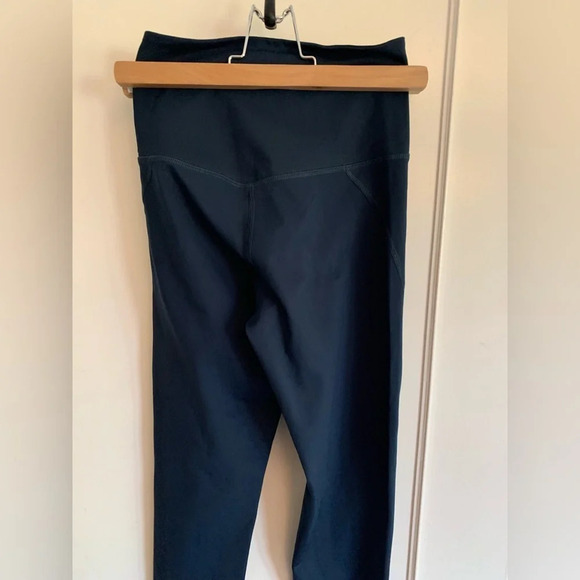 Girlfriend collective compression leggings navy blue size XXS yoga  active wear - Picture 7 of 12